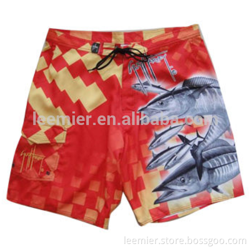 Fish printing Men's fashion beach swimming shorts